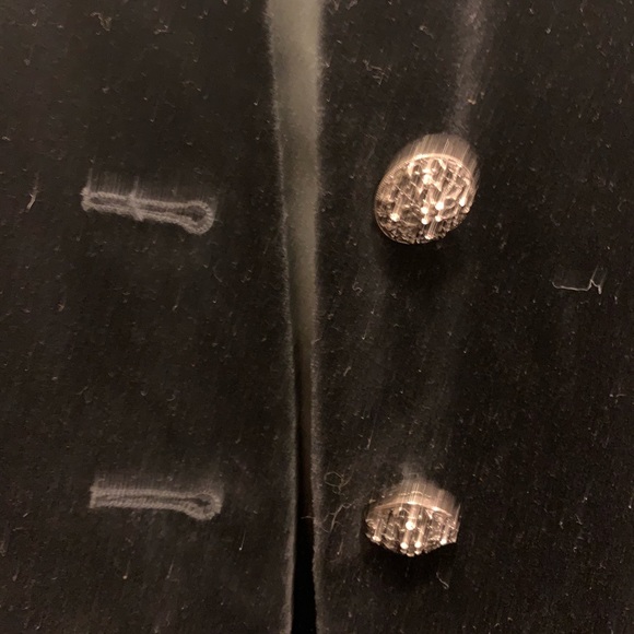 Vintage YSL Rive Gauche velvet jacket size 36 - Picture 2 of 5